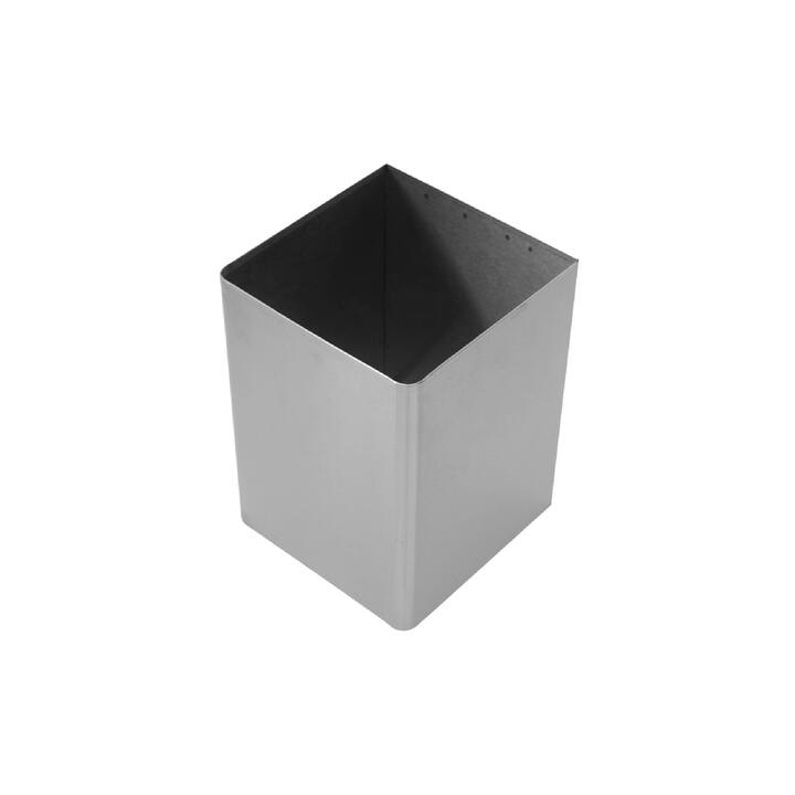 CESTO CHICO CUADRADO ACERO INOXIDABLE - 15 LTS