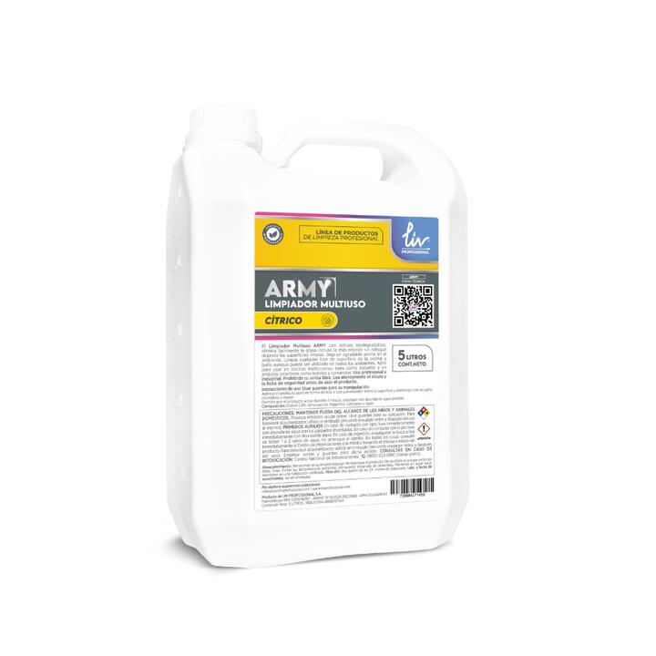 ARMY LIMPIADOR MULTIUSO CÍTRICO - 5 L