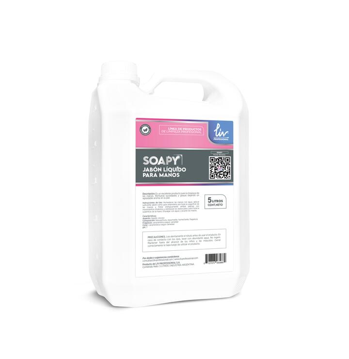 SOAPY JABON LIQUIDO DE MANOS - 5 L.