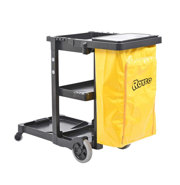 CARRO ORGANIZADOR DOBLE BANDEJA PORTA BOLSA MULTISERVICIOS TOP ROYCO