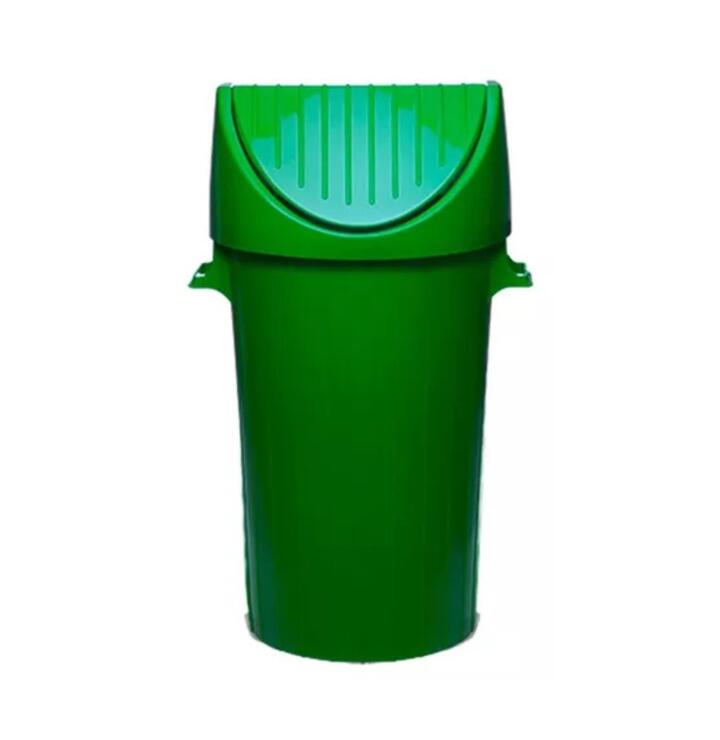 CESTO DE RESIDUOS REDONDO TAPA VAIVEN - 90 LTS