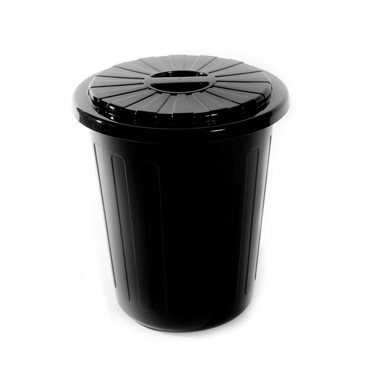 CESTO DE RESIDUOS REDONDO CON TAPA - 90 LTS