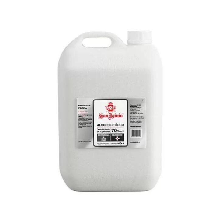 ALCOHOL PARA SUPERFICIES AL 70% SAN IGINIO - 5L